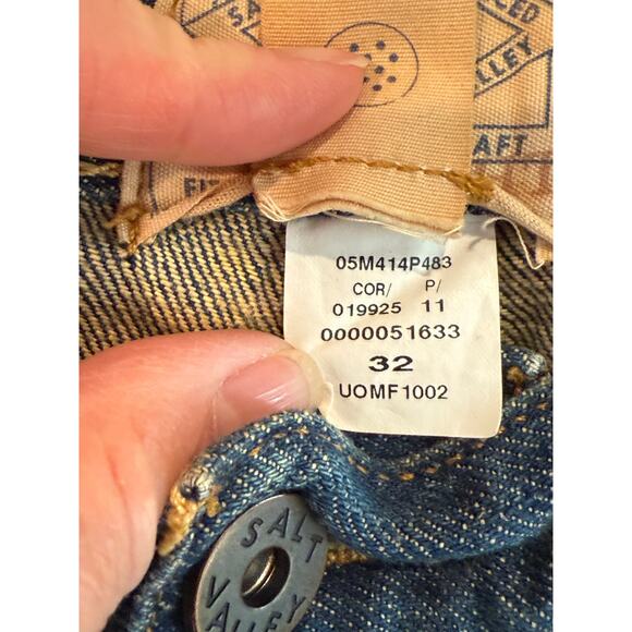 Salt Valley Jeans 32 Distressed Grunge Revival Street Style Denim - Picture 6 of 10